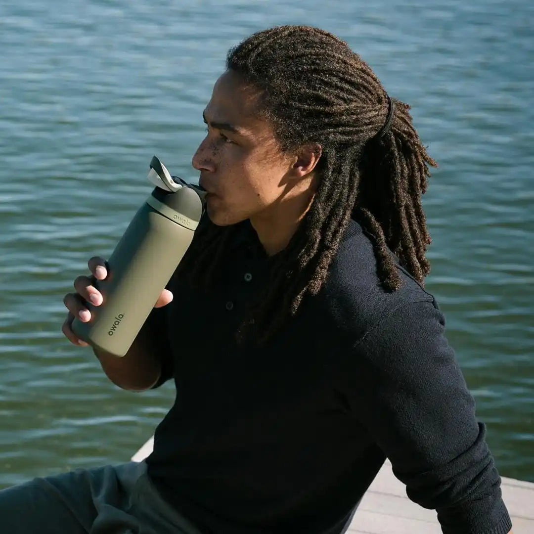 Owala FreeSip Stainless Steel Water Bottle 32 oz Off Road