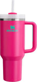 STANLEY Quencher H2.0 Flow State Tumbler, 40 oz, Passion Pink