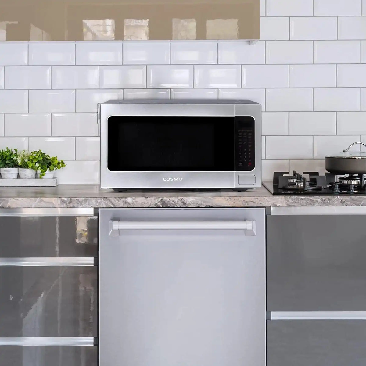 24 in. Nebula Coll 2.2 cu. ft. Countertop Microwave Oven, Stainless Steel