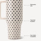 HydroJug Traveler 40oz, Insulated Water Bottle with Handle, French Vanilla