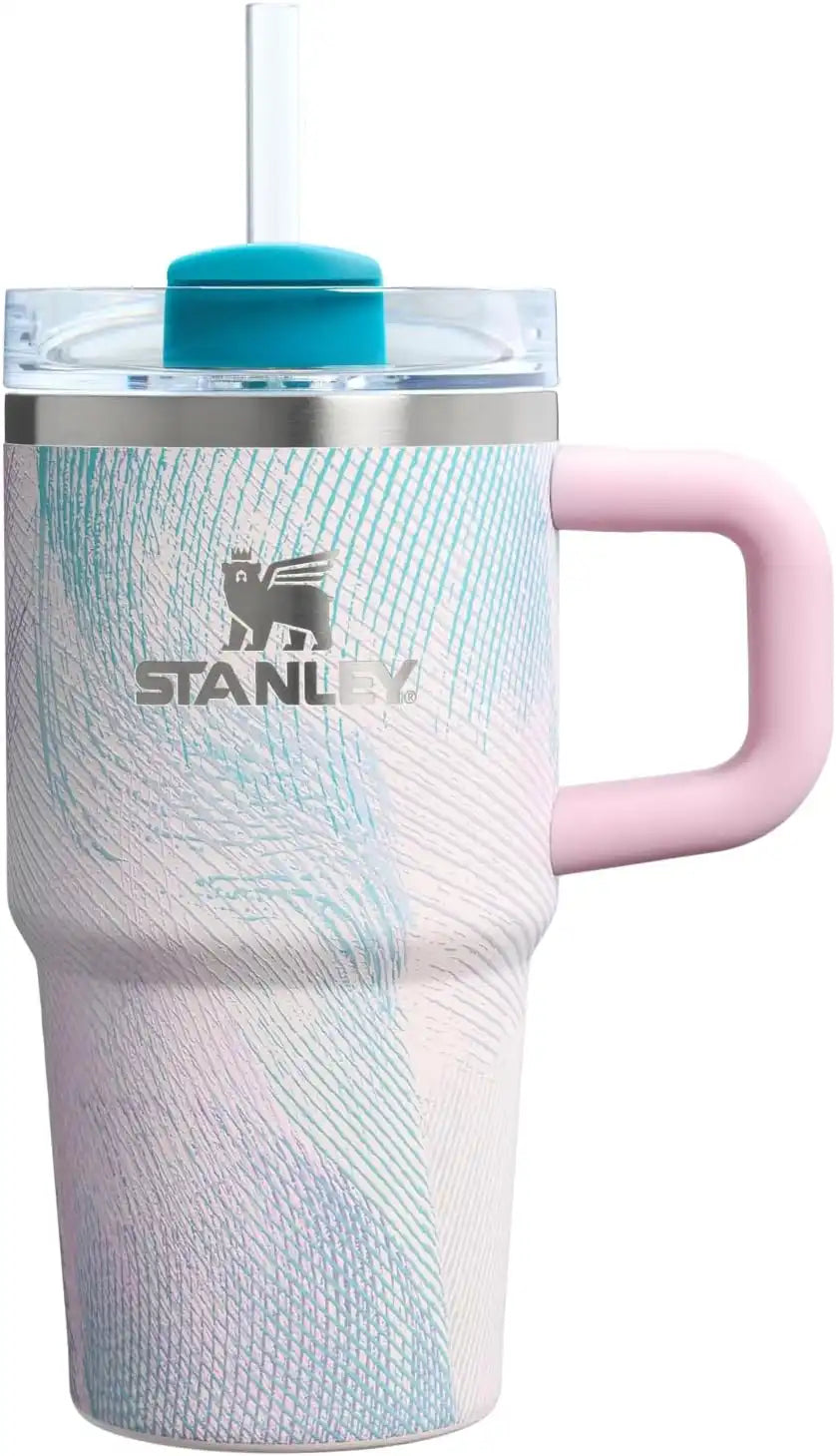 STANLEY Quencher H2.0 Flow State Tumbler, 20 oz, Sea Glass Plume