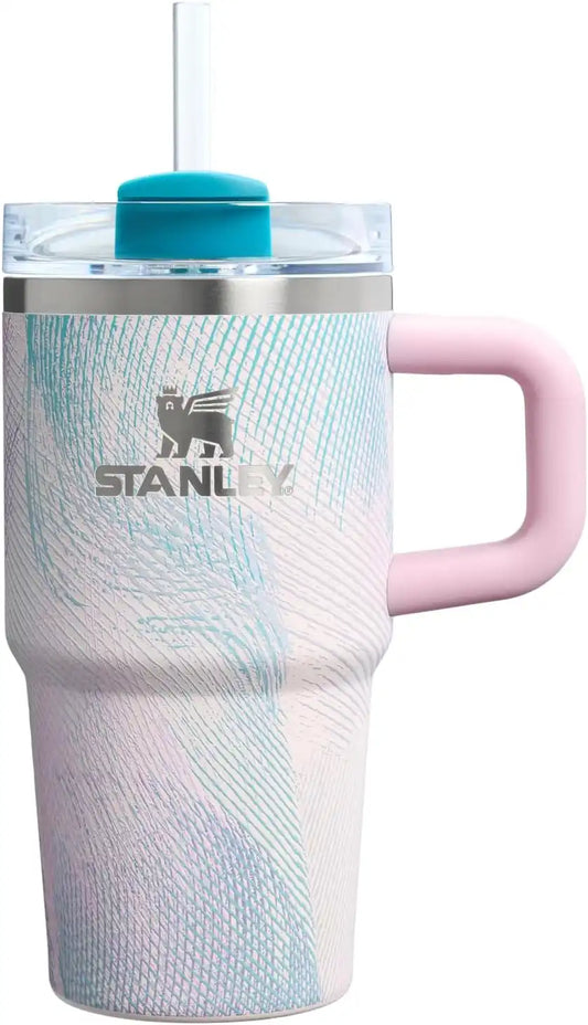 STANLEY Quencher H2.0 Flow State Tumbler, 20 oz, Sea Glass Plume
