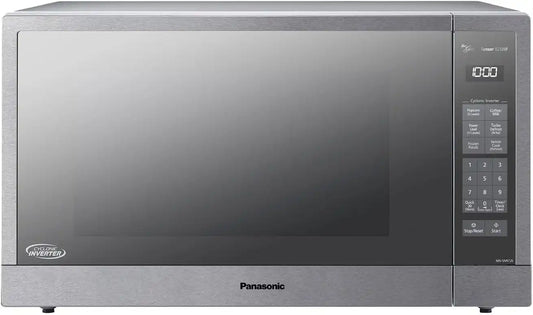 Panasonic Microwave Oven, Stainless Steel Countertop/Built-In Cyclonic Wave with Inverter Technology and Genius Sensor, 2.2 Cu. Ft, 1250W, NN-SN97JS (Silver)