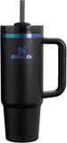 STANLEY Quencher H2.0 Flow State Tumbler, 30 oz, Black Chroma