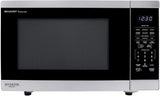 Sharp SMC1464KS 1.4 cu. ft. 1100W Stainless Steel Countertop Microwave Oven