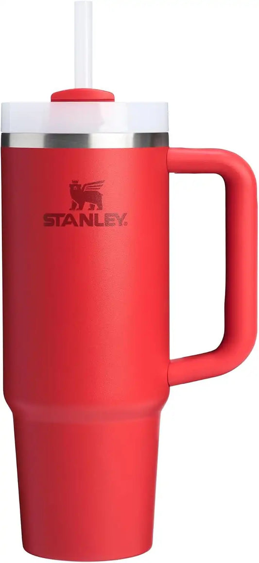 STANLEY Quencher H2.0 Flow State Tumbler, 30 oz, Chili Red