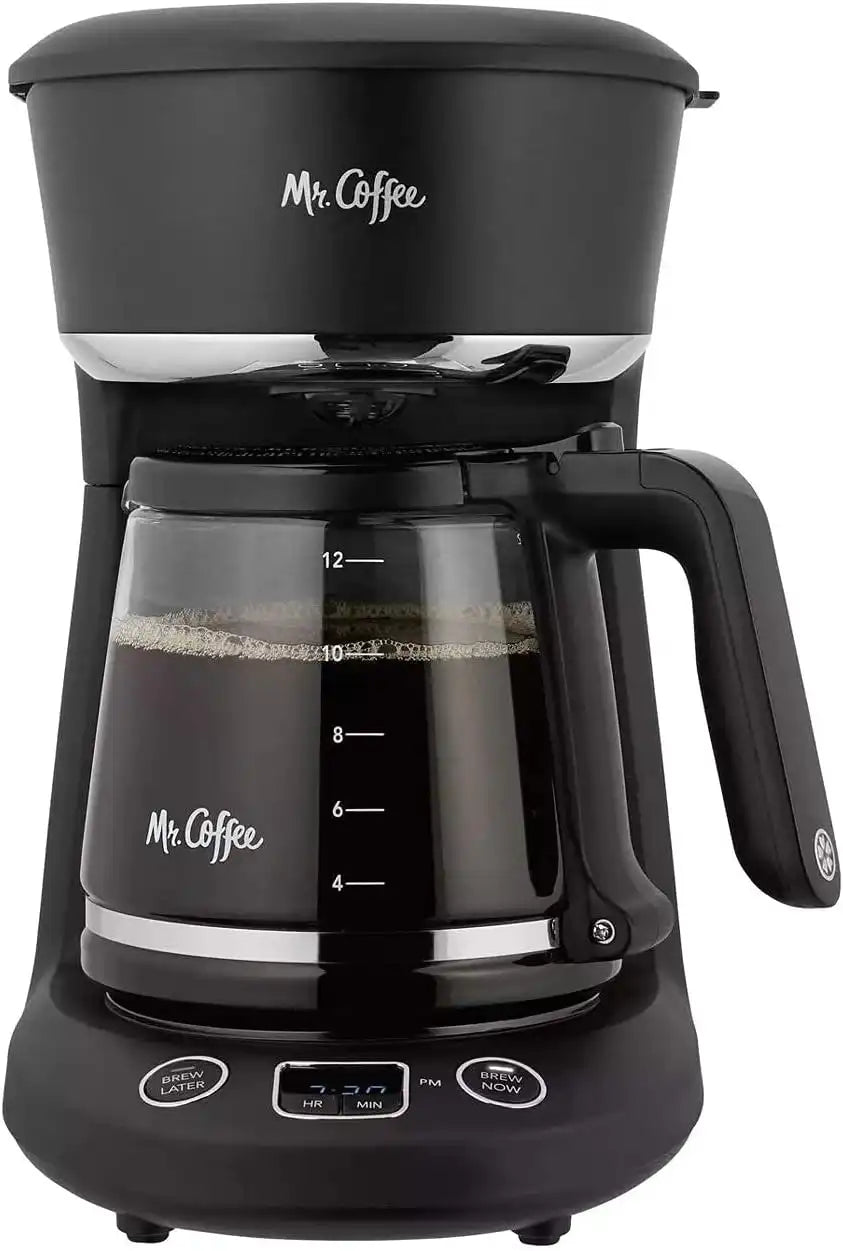 Mr. Coffee® 12-Cup Programmable Coffeemaker, Brew Now or Later