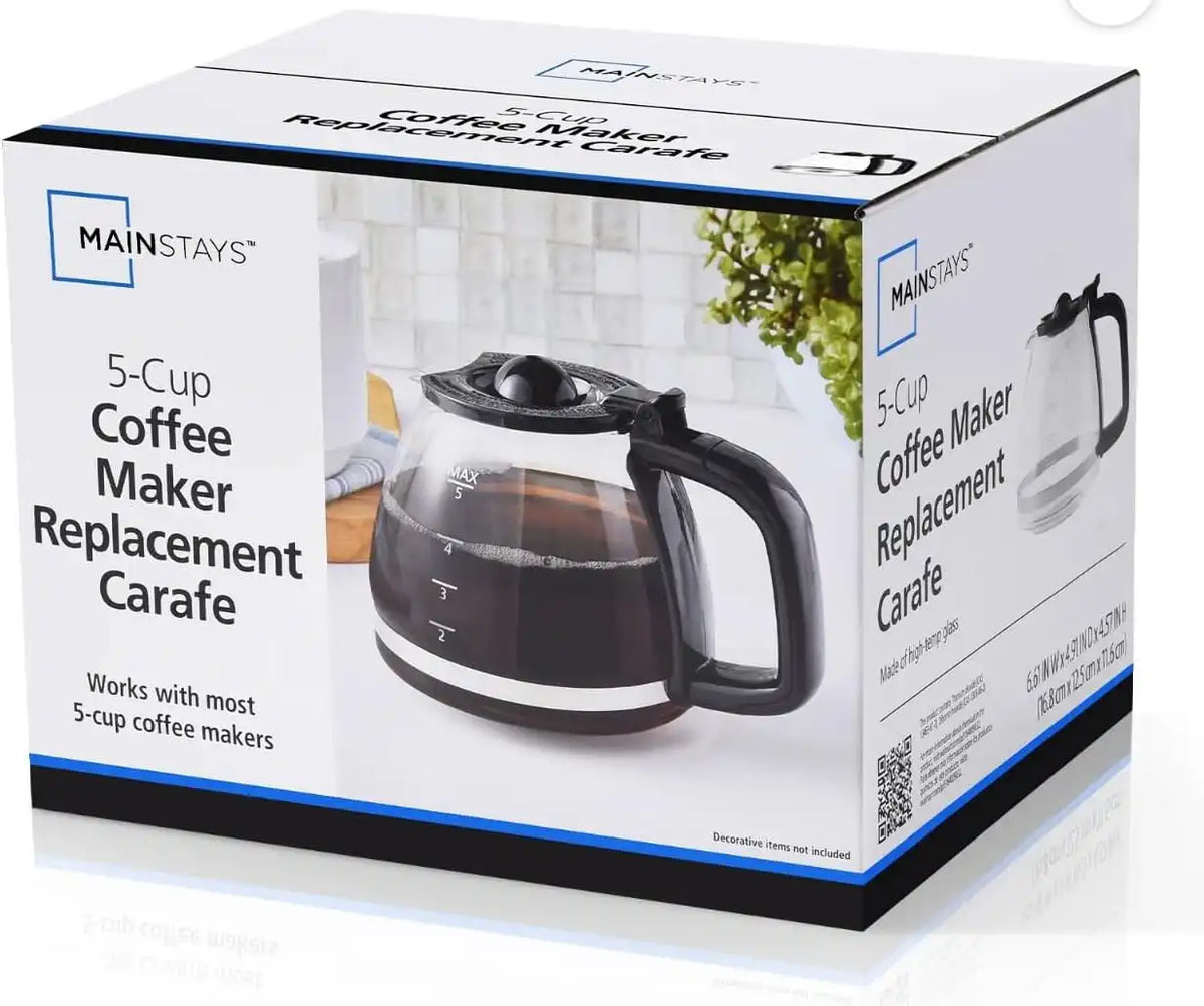 Mainstays 5 Cup Glass Replacement Carafe