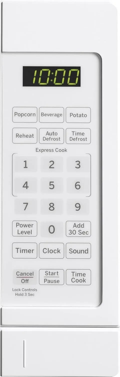 GE Countertop Microwave Oven, 700 Watt, 0.7 Cu. Ft., White, GCST07N1WWW