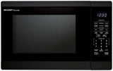 Sharp SMC1461KB 1.4 cu. ft. 1100W Black Countertop Microwave Oven