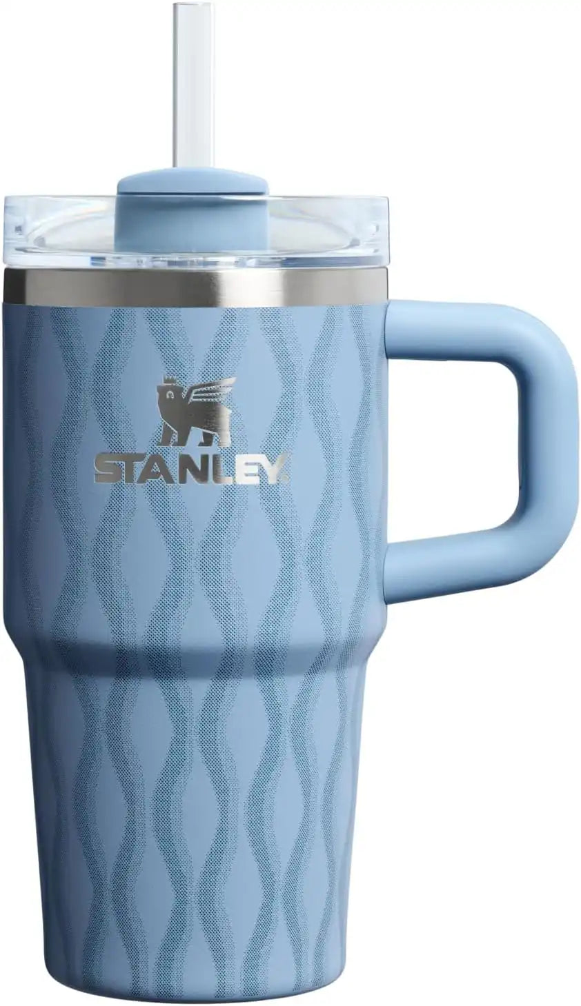 STANLEY Quencher H2.0 Flow State Tumbler, 20 oz, Slate Blue Drift