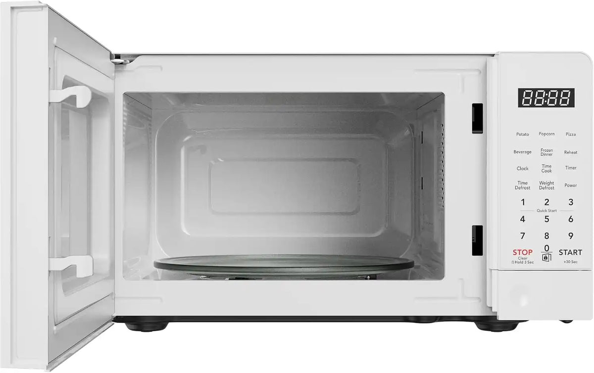 Frigidaire, 0.7 Cu Ft Compact Countertop Microwave Oven, 700W, White