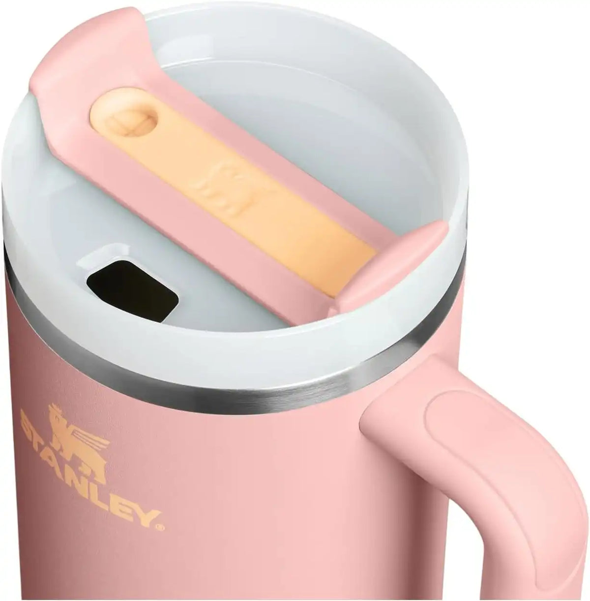 STANLEY Quencher H2.0 Flow State Tumbler, 40 oz, Peach Rose
