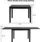 Grand patio 5-Pc Outdoor Swivel Dining Set, 4 Gray Chairs + Table, Black