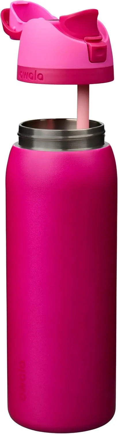 Owala FreeSip Stainless Steel Water Bottle 40 oz Read My Lips