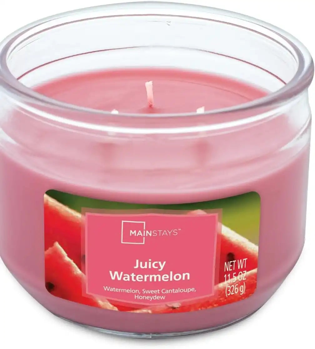 Mainstays 11.5oz Scented Candle 2-Pack (Juicy Watermelon)