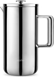 aarke Coffee Press - Stainless Steel, Insulated Double-Walled, 34oz