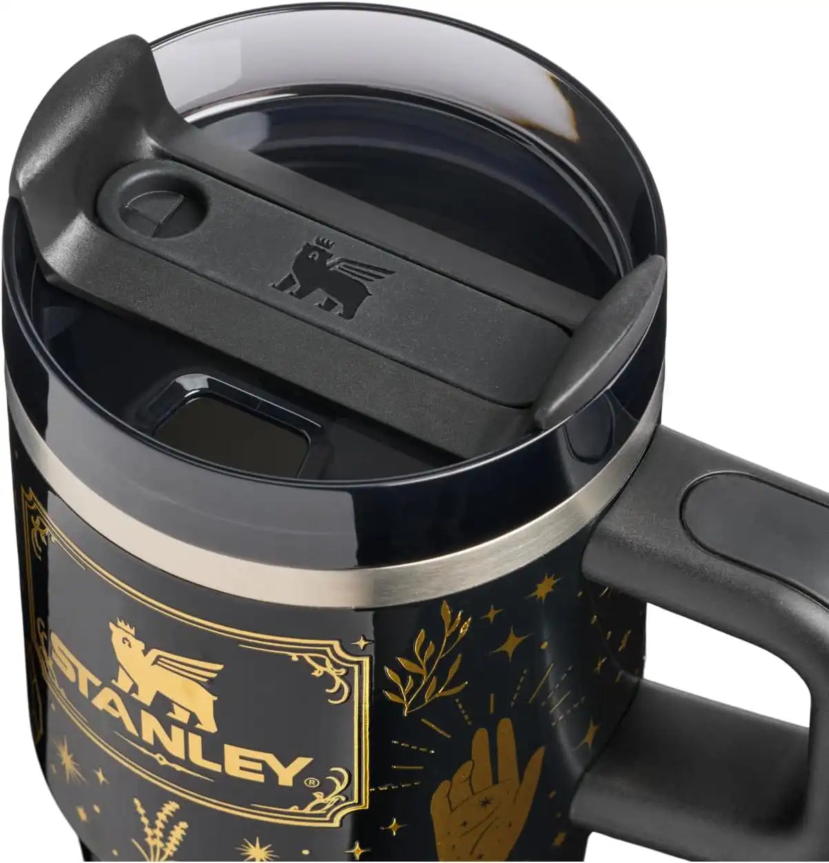 STANLEY Halloween Quencher H2.0 Flow State Tumbler, 20 oz, Black Magic