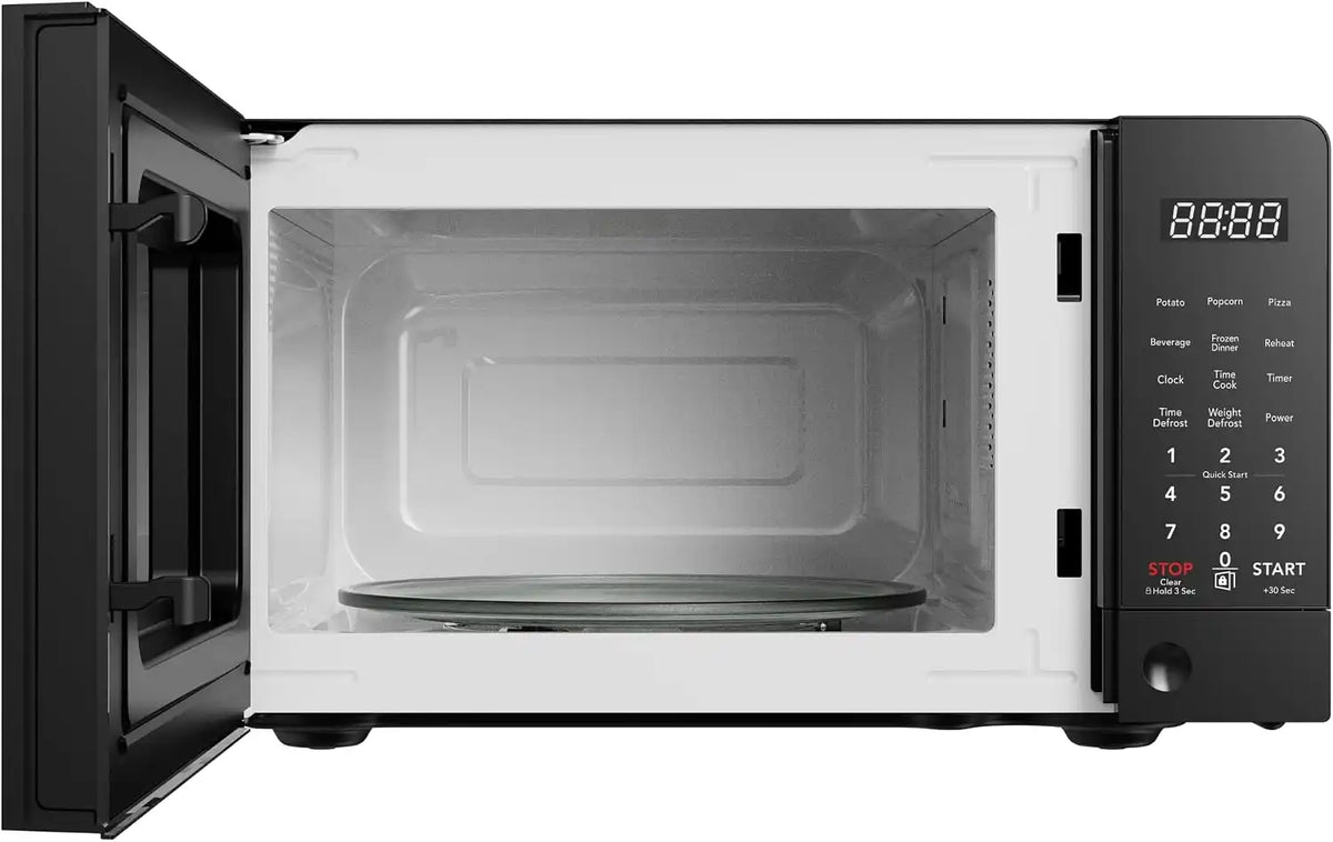 Frigidaire, 0.7 Cu Ft Compact Countertop Microwave Oven, 700W, Black