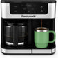 Pantrymade Dual Brew Coffee Maker, 12-Cup Drip & Single Serve K-Cup, Black