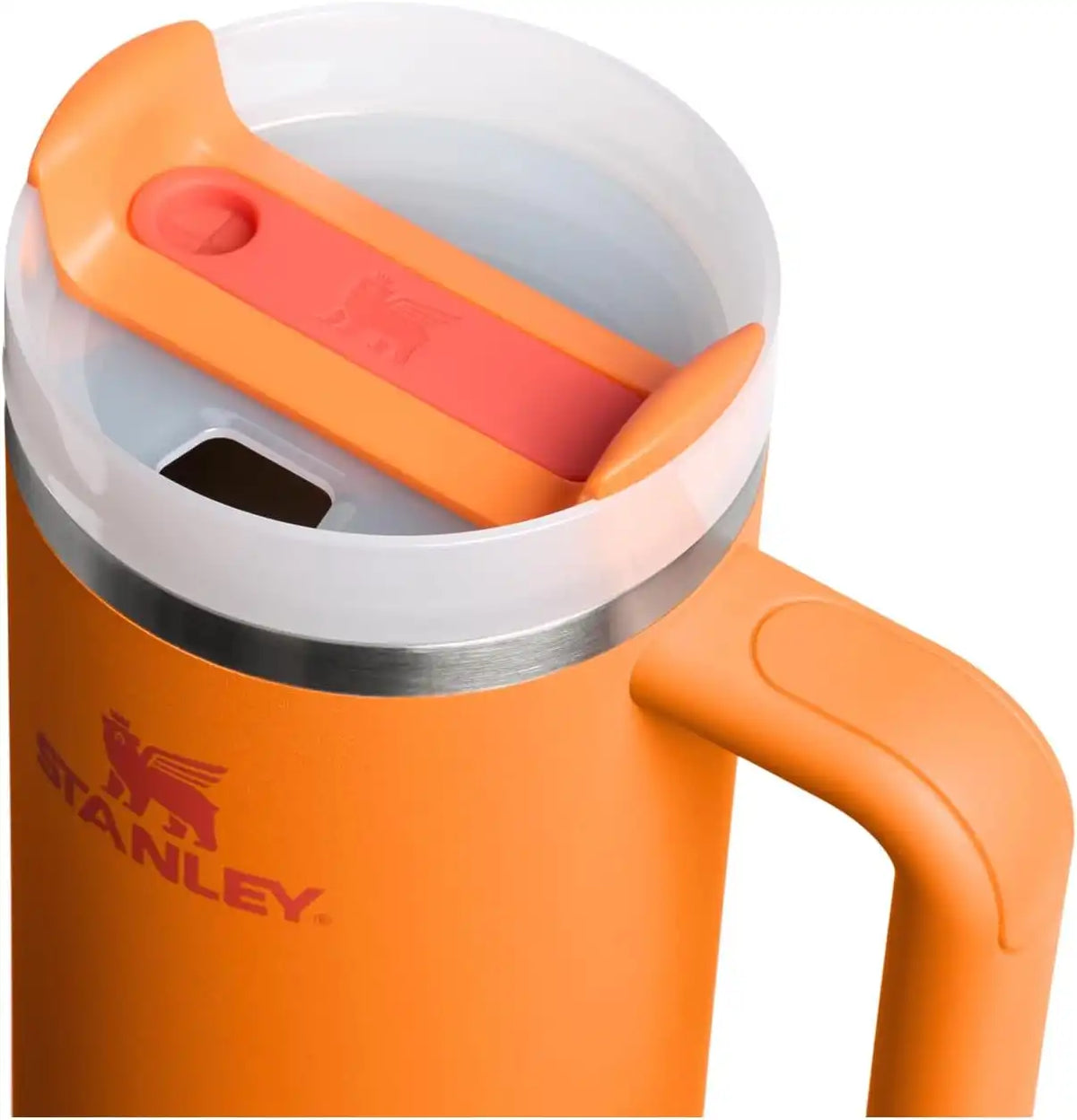 STANLEY Quencher H2.0 Flow State Tumbler, 30 oz, Goldenrod Coral