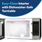 GE Countertop Microwave Oven, 1150 Watt, 1.6 Cu. Ft., Black, GCST16S1WBB