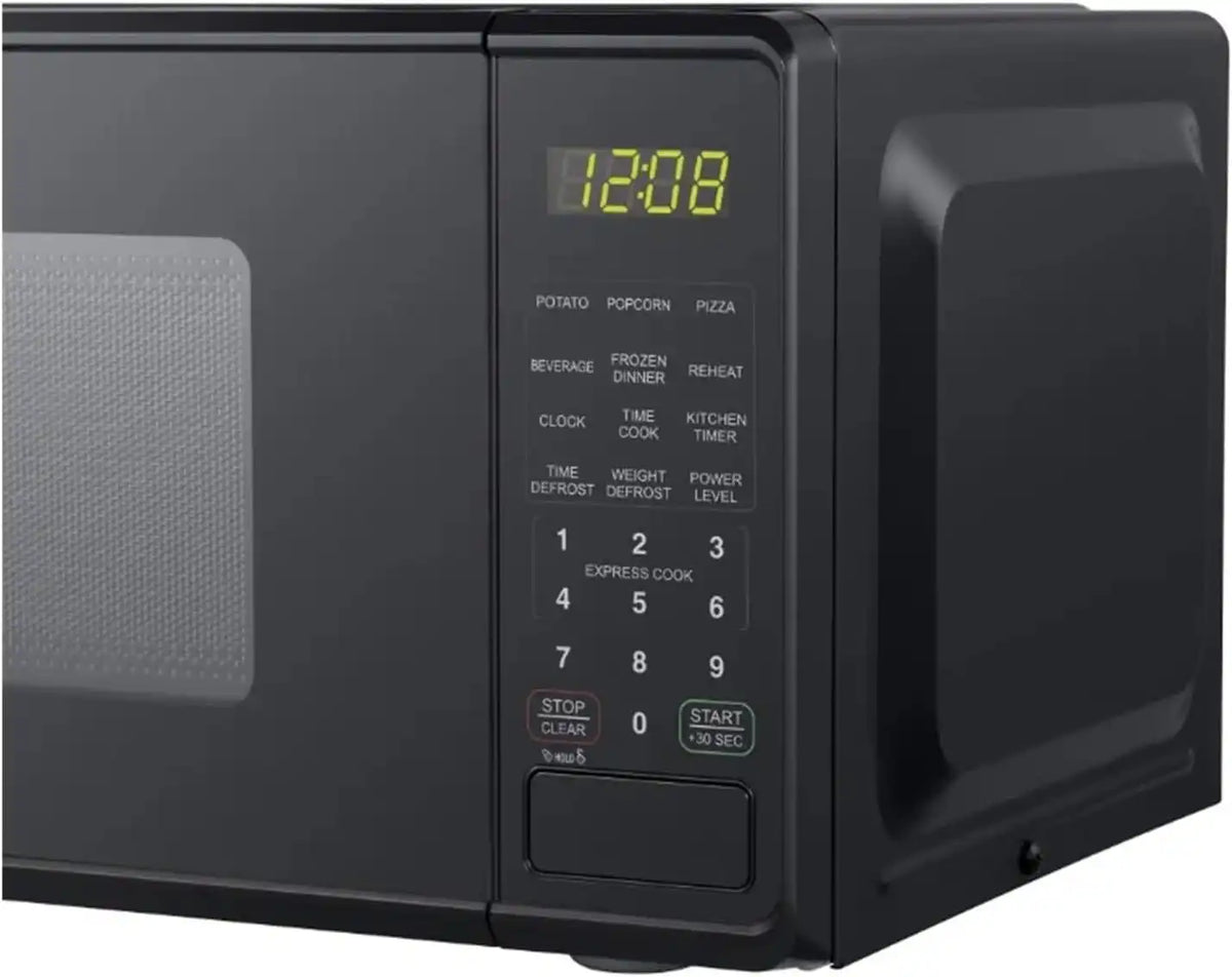 Mainstays 0.7 ft. Countertop Microwave Oven, 700 Watts, Black(Black)