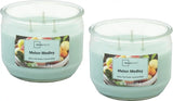 Mainstays 11.5oz Scented Candle 2-Pack (Melon Medley)