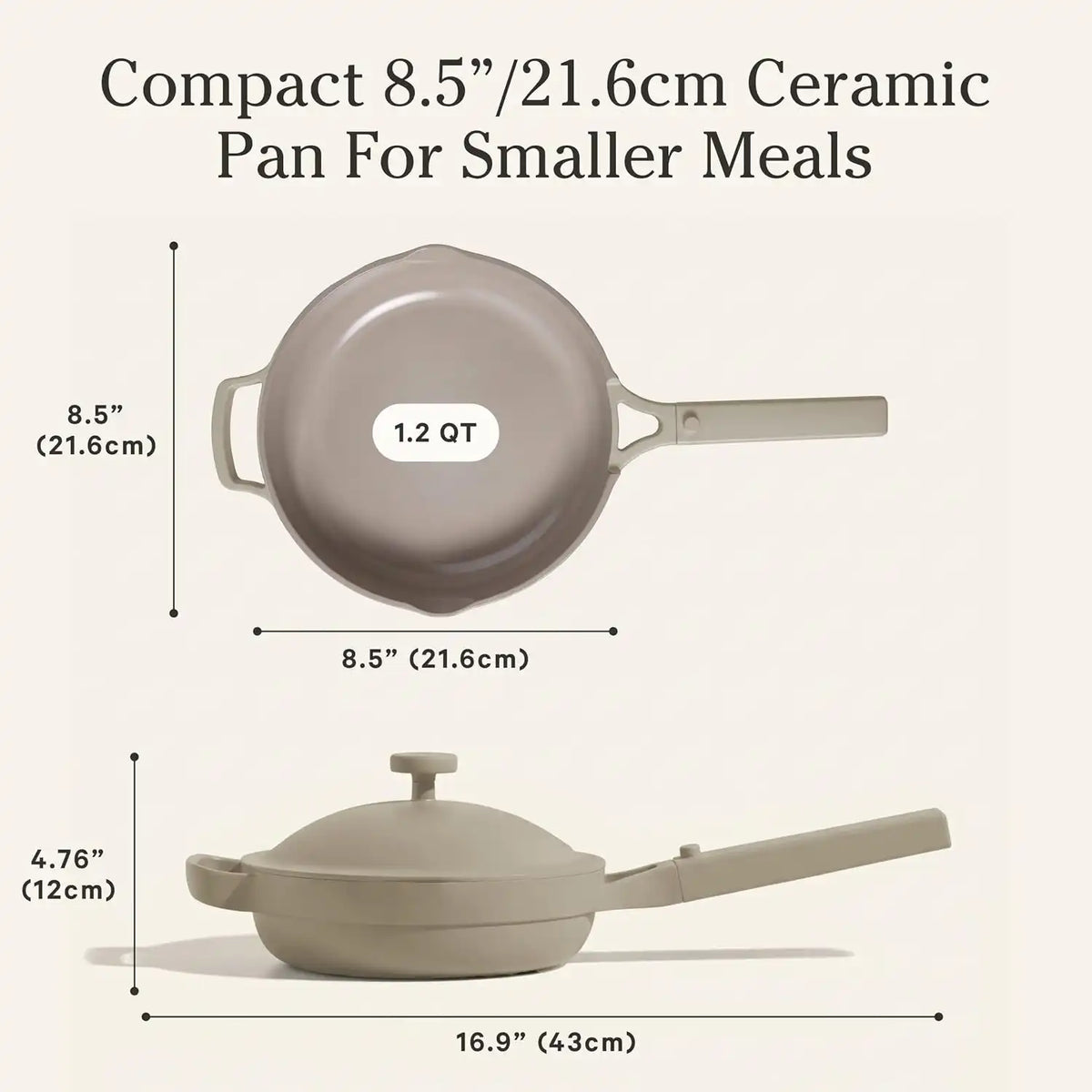 Our Place Mini Always Pan, 8.5" Ceramic Nonstick Pan
