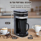 Single Serve Coffee Maker, 15oz Portable One Cup Coffee Brewer