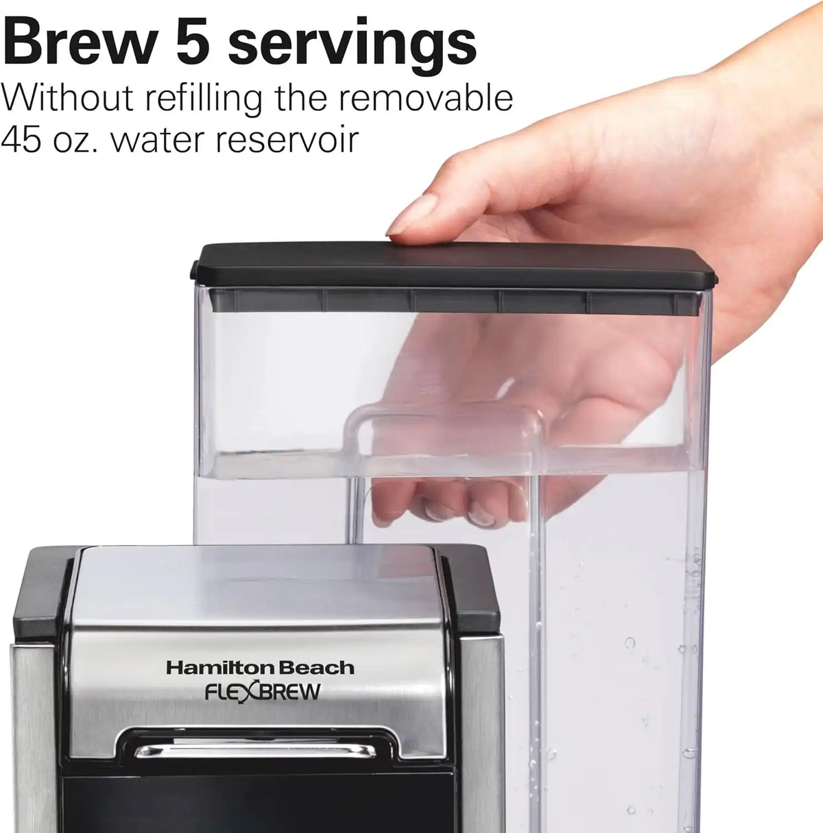Hamilton Beach FlexBrew Advanced 4-in-1 Single Serve Coffee Maker