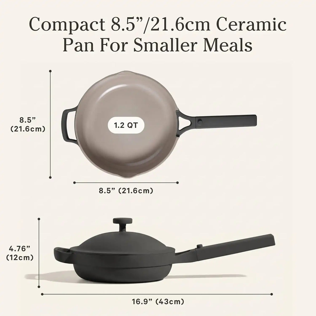 Our Place Mini Always Pan, 8.5" Ceramic Nonstick Pan