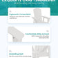 SERWALL Outdoor Adirondack Dining Chair Set of 2, All-Weather HDPE, White