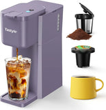 Tastyle Mini Single Serve Hot and Iced Coffee Maker for K Cup and Ground