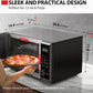 TOSHIBA Air Fryer Combo Microwave, 1.0 Cu.Ft, Black Stainless Steel
