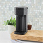 Compact Single Serve Dual Brew Coffee Maker - Compatible with Ground Coffee or K-Cups Pods | Adjustable Cup Size | Home & Office Coffee Brewer