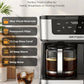 AIRMSEN 12-Cup Programmable Dual Coffee Maker – Single Serve Machine for K-Pods & Ground, 1000W Fast Brew, Delay Start, 2H Keep Warm, Touchscreen, 60oz Tank, Glass Carafe – Home & Office