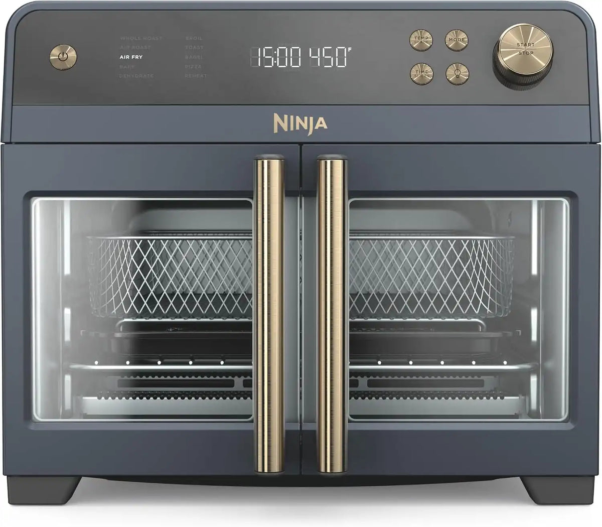 Ninja French Door Premier Air Fry Oven, 10-in-1, Cyberspace, FO101BL