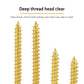 #8 x 1-1/2" Wood Screw, Phillips Flat Head Self Tapping Screws, Brass Plated Carbon Steel, Brass Plated Screws for Wood, Wood Screws #8 X 1 1/2 Inch, 75Pcs