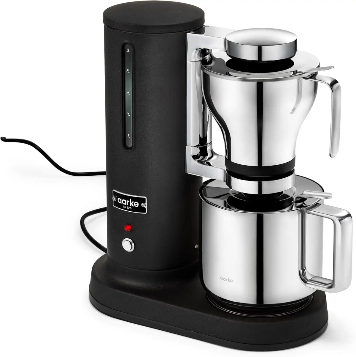 aarke Drip Coffee Maker Bundle, 42oz Thermal Jug, Matte Black