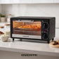 OVENTE 8L Toaster Oven, Adjustable Temperature, 60-Min Timer, Black TO2808B