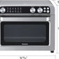 Panasonic FlashXpress Family Size Air Fryer Toaster Oven Combo, 11 Cooking Functions, 1800W PFAS-Free Interior, Double Infrared Heating, Temperature Control Dial, Stainless Steel - NB-G211P