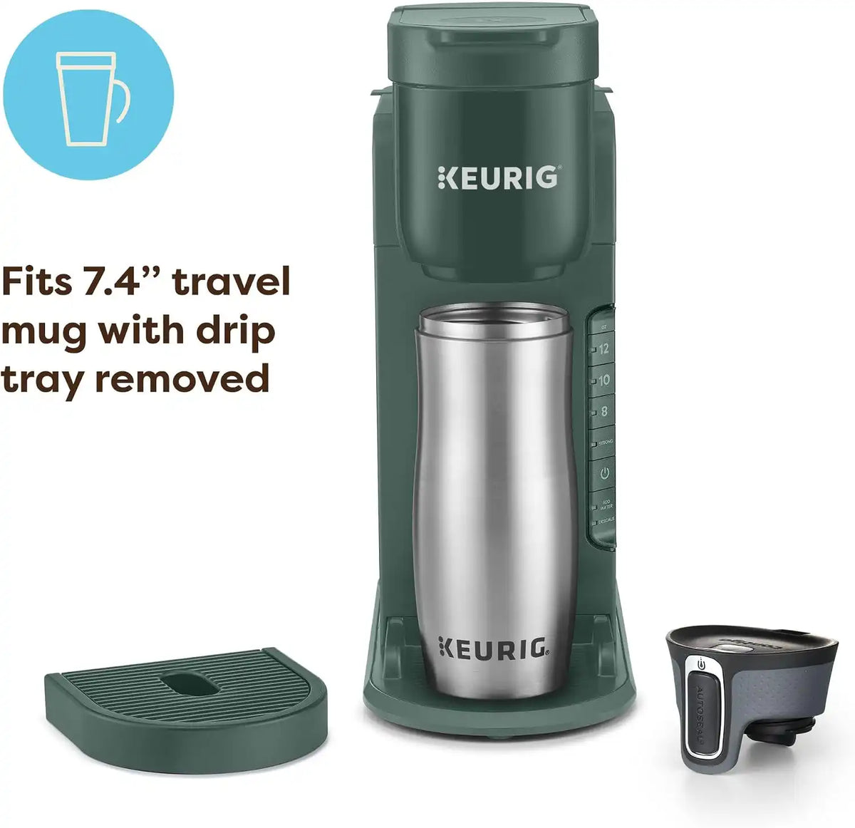 Keurig K-Express Single Serve K-Cup Pod Coffee Maker, Evergreen