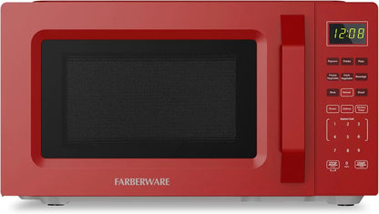 Farberware Countertop Microwave Oven, 0.7 cu. ft., 700 Watts, Red