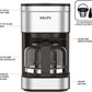 KRUPS Simply Brew Compact 5 Cup Coffee Maker: Stainless Steel Design, Pause & Brew, Keep Warm, Reusable Filter, Drip-Free Carafe