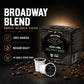 A&P Broadway Blend Coffee Medium Roast Single Serve 18ct 100% Arabica, Compatible with 1.0 and 2.0 k-cup brewers (Broadway Blend, 18 Count)