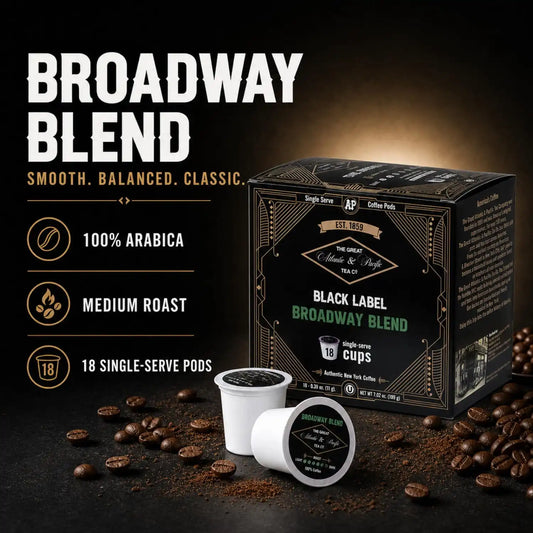 A&P Broadway Blend Medium Roast Coffee Pods, 100% Arabica, 72 Count