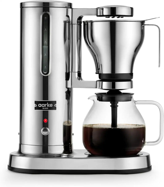 aarke Drip Coffee Maker with 42oz Glass Carafe, Stainless Steel