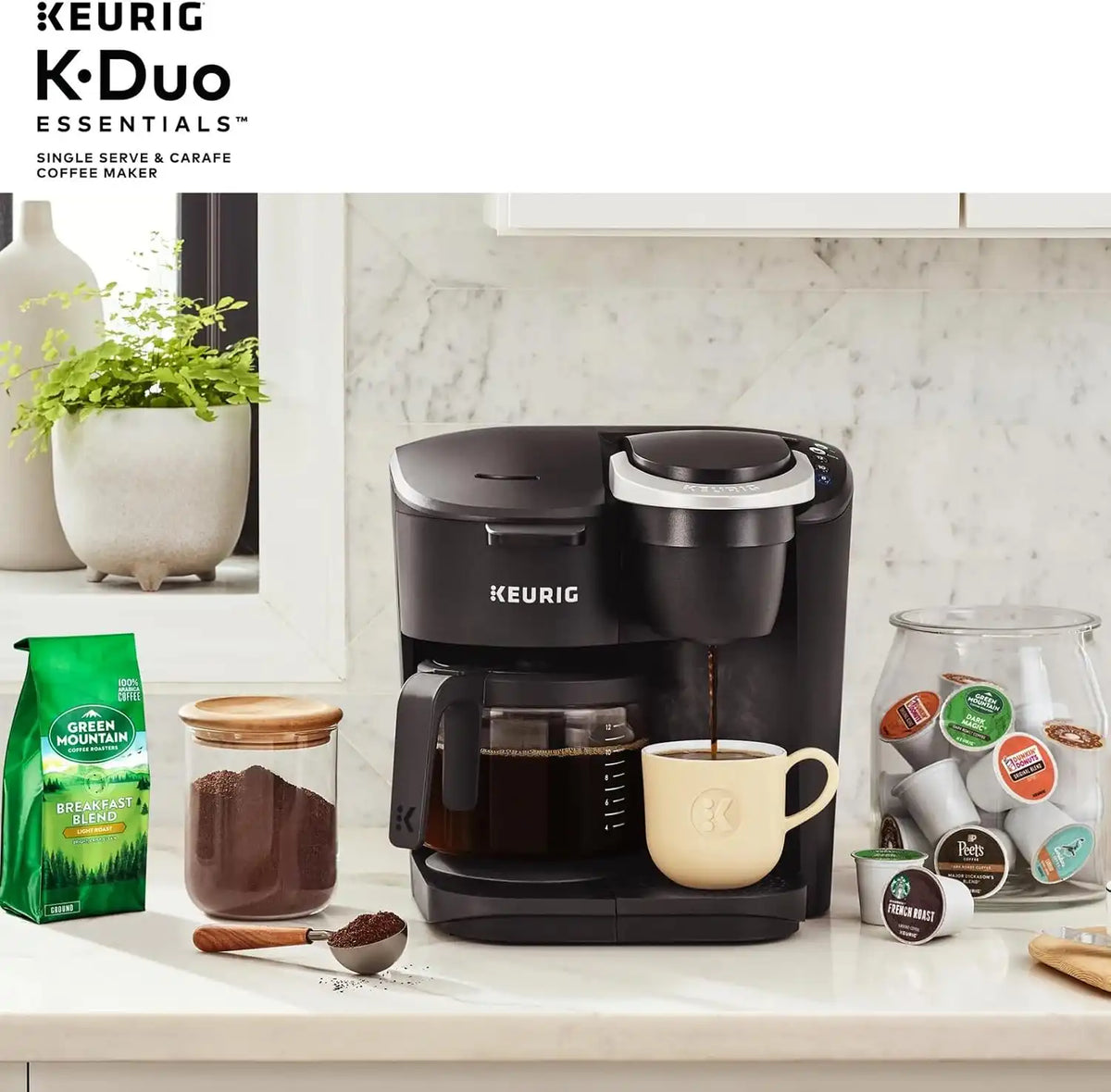 Keurig K-Duo Essentials Single Serve & Carafe Coffee Maker