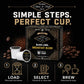 A&P Breakfast Blend Medium Roast Coffee Pods, 100% Arabica, 18 Count